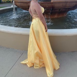 Bee Darlin Yellow Prom Dress
